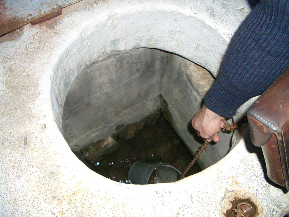 Cisterns, like this are often used in Brazil to collect rain water in vilages.